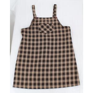 Vintage 90s All That Jazz Plus Size 13/14 Plaid Mini Dress